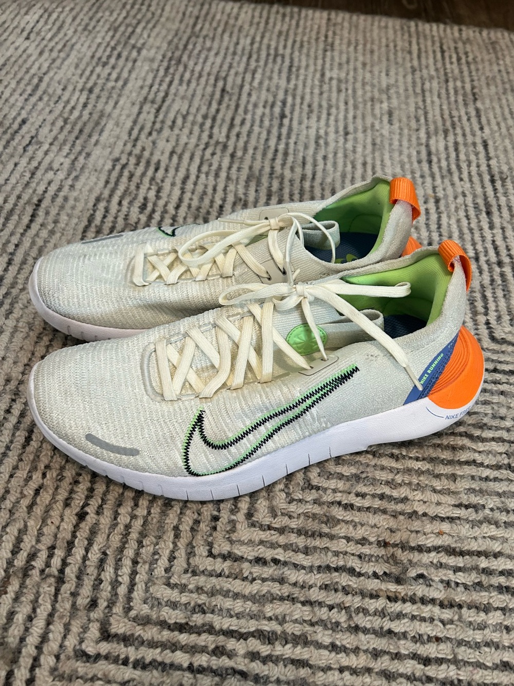 Nike Free Rn Next Nature 'Sea Glass Lime Blast' Women's Size 9 Fly Knit